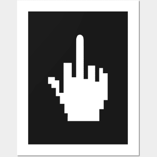 Middle Finger T-Shirt Posters and Art